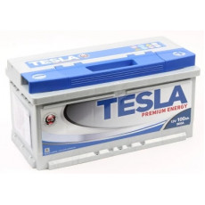 Аккумулятор TESLA Premium Energy 100R обр. пол. 900А 353x175x190