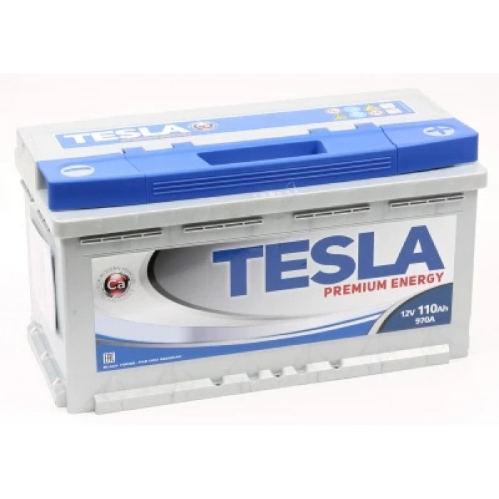 Аккумулятор TESLA Premium Energy 110R обр. пол. 970А 353x175x190