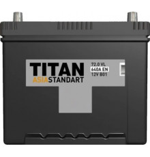 Аккумулятор TITAN Asia STANDART 72R обр. пол. 640A 260x173x220