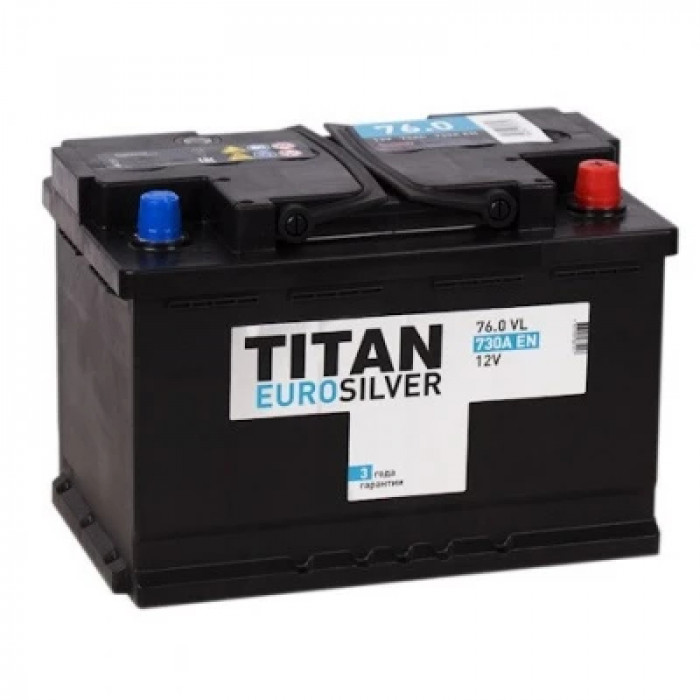 Аккумулятор TITAN EUROSILVER 76R обр. пол. 700A 278x175x190