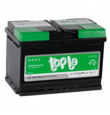 Аккумулятор Topla AGM STOP-N-GO 70R обр. пол. 760A 278x175x190