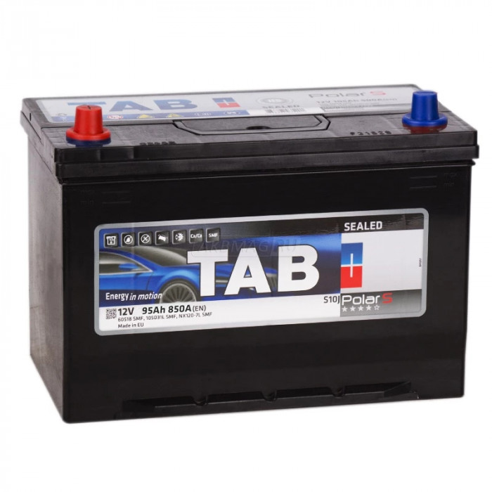 Аккумулятор TAB Polar Asia 95L прям. пол. 850A 306x173x220
