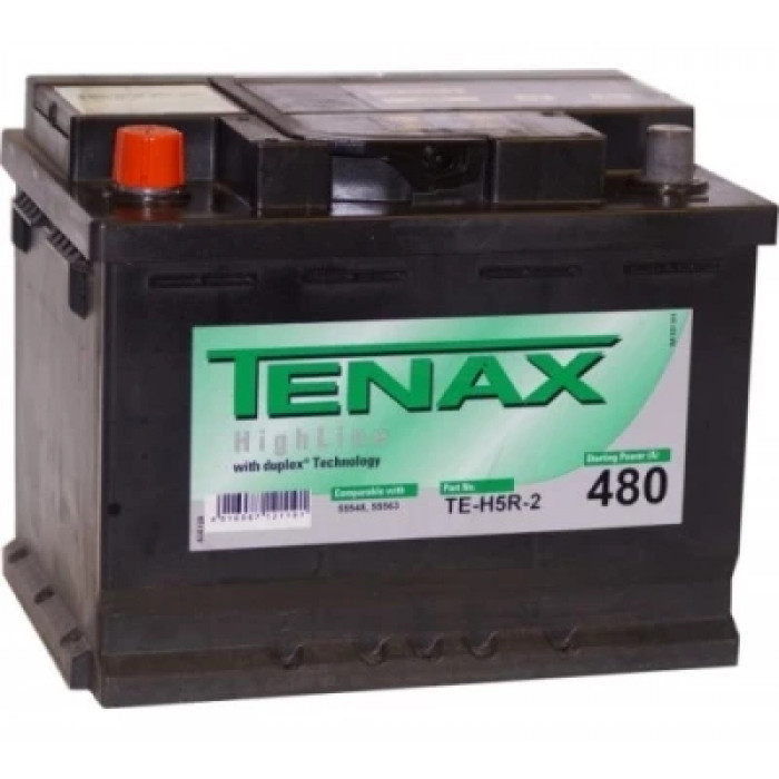 Аккумулятор Tenax High Line 56L прям. пол. 480A 242x175x190