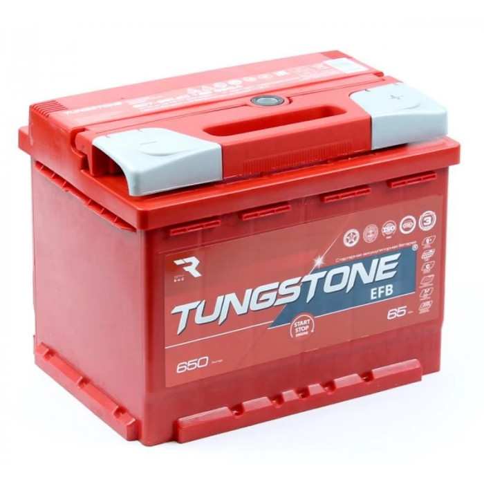Аккумулятор Tungstone EFB 65L прям. пол. 650A 242х175х190
