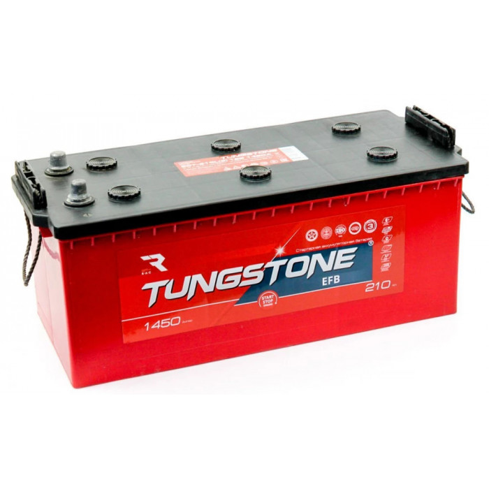 Аккумулятор Tungstone EFB 210 Ah евро обр. пол. 1450A 516x223x223