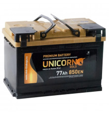 Аккумулятор UNICORN GOLD 77R обр. пол. 850A 278x175x190