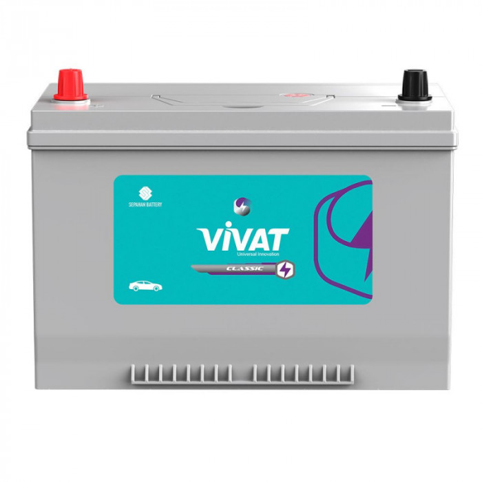 Аккумулятор VIVAT 105D31R 90L прям. пол. 760А 306x168x225 (Cat 1152421)