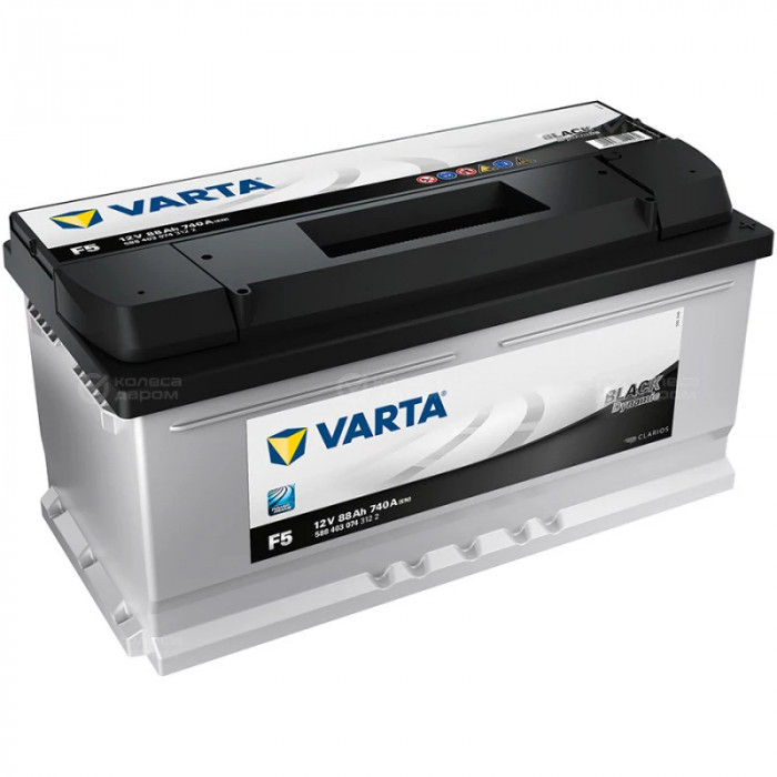 Аккумулятор Varta Black F5 88R обр. пол. низкий 740A 353x175x175