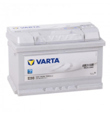 Аккумулятор Varta Silver E38 74R обр. пол. низкий 750A 278x175x175