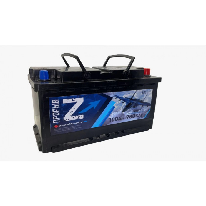 Аккумулятор ПРОРЫВ Z 6ст-100L прям. пол. 780A 353x175x190