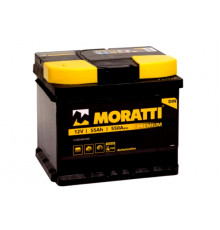 Аккумулятор MORATTI 55Ач прям.пол. 550А 207Х175Х175 низкий