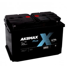 Аккумулятор AKBMAX PLUS 77L прям. пол. 670A 278x175x190