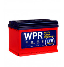 Аккумулятор WPR EFB 60R обр. пол. низкий 640A 242x175x175