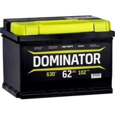 Аккумулятор Dominator 62R низкий обр. пол. 630A 242x175x175