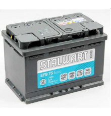 Аккумулятор STALWART EFB 75Ач обрат. пол. 740А 278x175x190