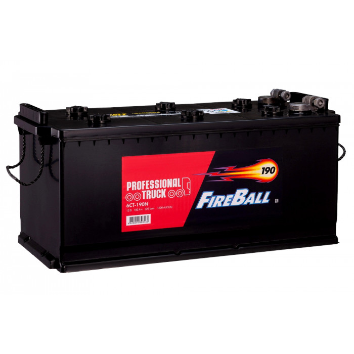 Аккумулятор Fire Ball 190 прям. пол. 1200А 525х240х242 N (конус) пер.вт