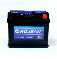 Аккумулятор Kojean AGM 60R обр. пол. 660А 242x175x190