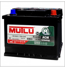 Аккумулятор Mutlu AGM L2 60R обр. пол. 720A 242x175x190
