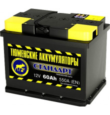 Аккумулятор Тюменский СТАНДАРТ 60R обр. пол. 550A 242x175x190
