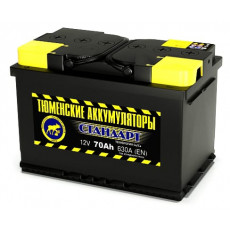 Аккумулятор Тюменский СТАНДАРТ 70R обр. пол. 630A 278x175x190
