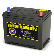 Аккумулятор Тюмень Asia 75R обр. пол. 630A 261x173x225