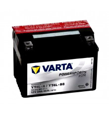 Аккумулятор Мото VARTA Powersports YT4L-BS AGM 3Ач 40A обр. пол. 114x71x86 (YTZ5S, YB4L-B, YB4L-A, YTX4L-BS)