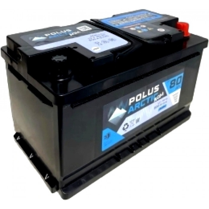 Аккумулятор POLUS ARCTIC AGM 80R обр. пол. 800A 315x175x190