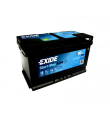 Аккумулятор EXIDE Start-Stop AGM 80L прям. пол. 800А 315x175x190 for Hyundai Genesis