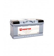Аккумулятор HOWTER Grey 100 Ач обр. пол. 850А 353x175x190