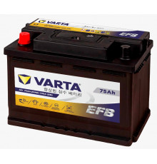 Аккумулятор Varta EFB L3 75L прям. пол. 740A 278x175x190