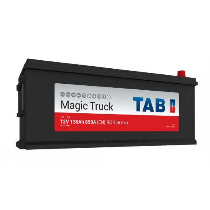Аккумулятор TAB MAGIC TRUCK 135 евро обр. пол. 850A 509x175x196