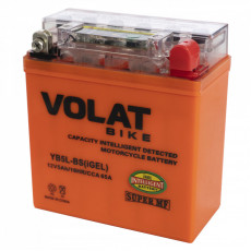Аккумулятор для мототехники VOLAT iGEL 5Ач 65А обр. пол. 119x60x129 (YB5L-BS, 1205.1)