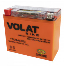 Аккумулятор для мототехники VOLAT iGEL 10Ач 155А прям.пол. 150x70x130 (YT12B-4, YT12B-BS)
