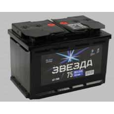 Аккумулятор РУССКАЯ ЗВЕЗДА 75R обр. пол. 550A 278x175x190