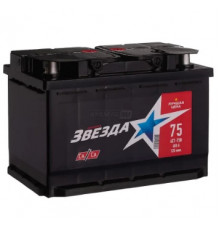 Аккумулятор РУССКАЯ ЗВЕЗДА 75L прям. пол. 550A 278x175x190