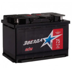 Аккумулятор РУССКАЯ ЗВЕЗДА 75L прям. пол. 550A 278x175x190