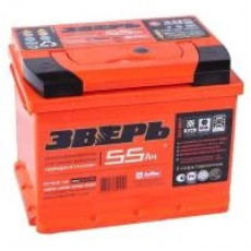 Аккумулятор Зверь 55L прям. пол. 530A 242x175x190