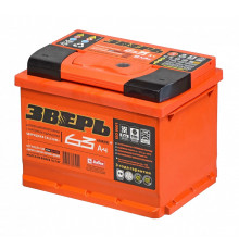 Аккумулятор Зверь 63L прям. пол. 650А 242х175х190
