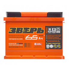 Аккумулятор Зверь 65L прям. пол. 700А 242х175х190