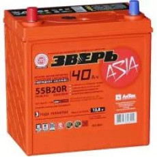 Аккумулятор Зверь Asia 38L прям. пол. 440А 187х128х225