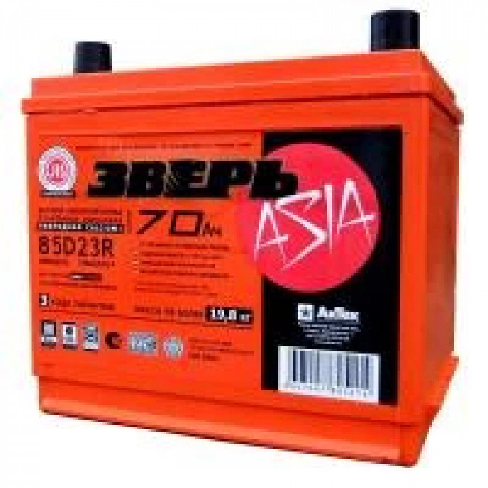 Аккумулятор Зверь Asia 70R обр. пол. 700А 232х173х225