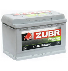 Автомобильный аккумулятор Zubr Premium LB3 77R+ 730А обр. пол. 278x175x175