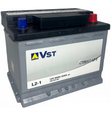 Автомобильный аккумулятор Vst Standart L2 60R+ 540А обр. пол. 242x175x190
