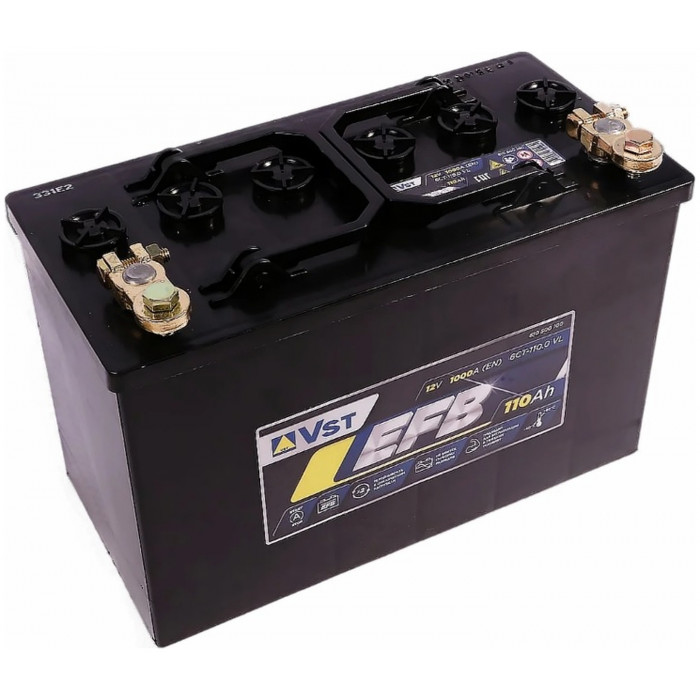 Автомобильный аккумулятор Vst EFB 31-1000 110R+ 1000А обр. пол. 340x174x236