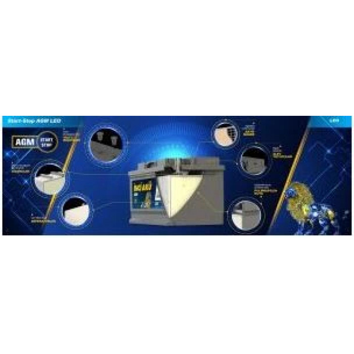 Аккумулятор INCI AKU AGM 70R обр пол. 760A 276x175x190