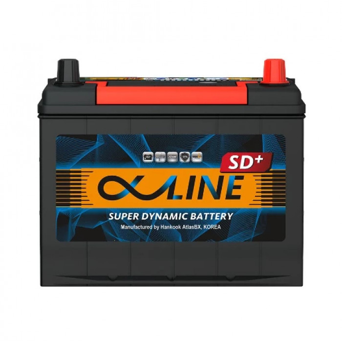 Аккумулятор Alphaline SD+ plus 85D23L 70R обр. пол. 620A 232x172x220
