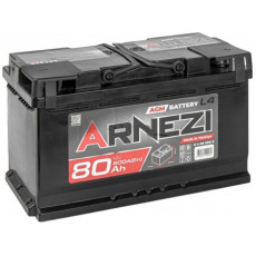 Автомобильный аккумулятор Arnezi AGM Start-stop 6CT-80.0 R+ L4 EN 800А обр. пол. 315x175x190