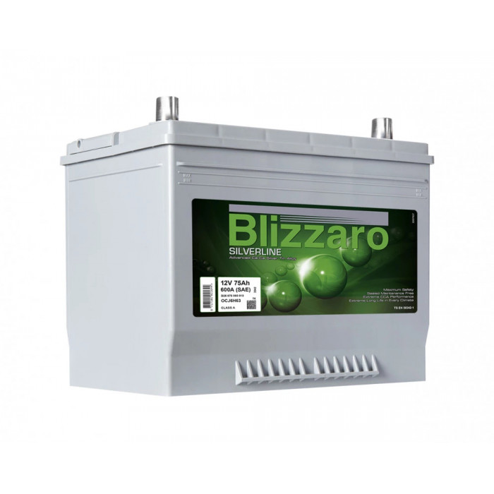 Аккумулятор BLIZZARO TRENDLINE 75L прям. пол. 700А 278x175x190