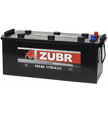 Грузовой аккумулятор Zubr Professional 190 А/ч 1150А пр. пол. 510x218x225
