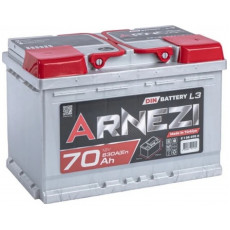 Автомобильный аккумулятор Arnezi DIN SMF 70R+ L3 EN 630А  обр. пол. 278x175x190